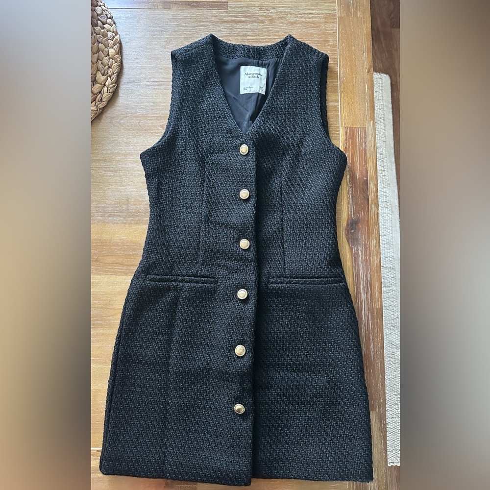 Abercrombie & Fitch Black Sheath Mini Dress